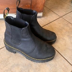 Dr. Marten’s Leather Platform Chelsea Boot